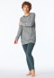 Pigiama A righe lunghe leggings jeans blu - Casual Essentials