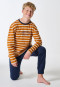 Schlafanzug lang Ringel whisky - Teens Nightwear