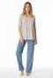 Pajamas long sand patterned - Comfort Essentials
