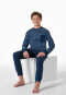 Pigiama a lunghe strisce blu - Nightwear