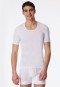 Shirt short sleeve double ribbed white - Original Classics