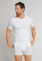 Short-sleeved shirt stretchy jersey crew neck white - Long Life Soft