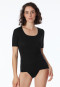 Chemise manches courtes noir - Luxe