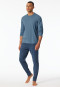 Maglietta manica lunga blu atlantico - Mix+ Relax