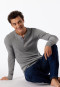 Long-sleeved shirt in heather gray - Revival Karl-Heinz