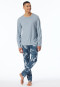 Maglietta manica lunga jeans blu denim - Mix+ Relax