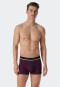 Boxers lot de 3 coton bio noir imprimé multicolore - 95/5