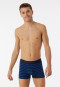 Shorts 3er-Pack Organic Cotton Webgummibund uni/gestreift mehrfarbig - 95/5