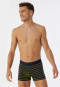 Shorts 3er-Pack Organic Cotton Webgummibund uni/gestreift mehrfarbig - 95/5