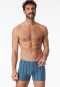 Shorts blau-meliert gestreift - 95/5