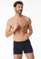 Shorts rayés bleu nuit - Fine Interlock