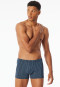 Shorts pacific blue gemustert - 95/5