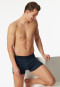 Shorts Stretch Organic Cotton gemustert nachtblau - 95/5
