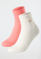 Socken 2er-Pack Stay Fresh medium Schaft creme/ rosé - Fashion