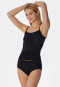 Spaghetti strap tops 2-pack black - Modal Essentials