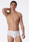 White sports briefs with double-rip mesh - Original Classics