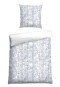 Reversible bedding set two-piece Renforcé statement print white - SCHIESSER 150 Years