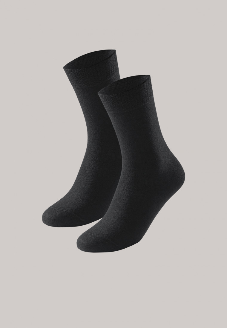 Chaussettes femme par lot de 2 noir - Long Life Cool