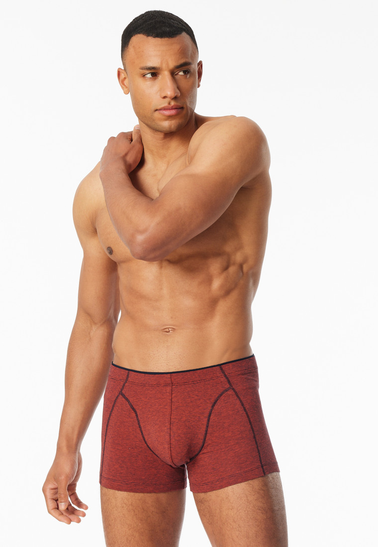 Shorts Organic Cotton imprimé rouge clair - 95/5