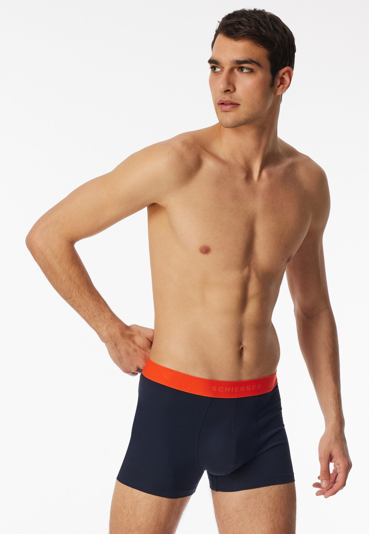 Shorts 3er-Pack Organic Cotton Webgummibund mehrfarbig - 95/5
