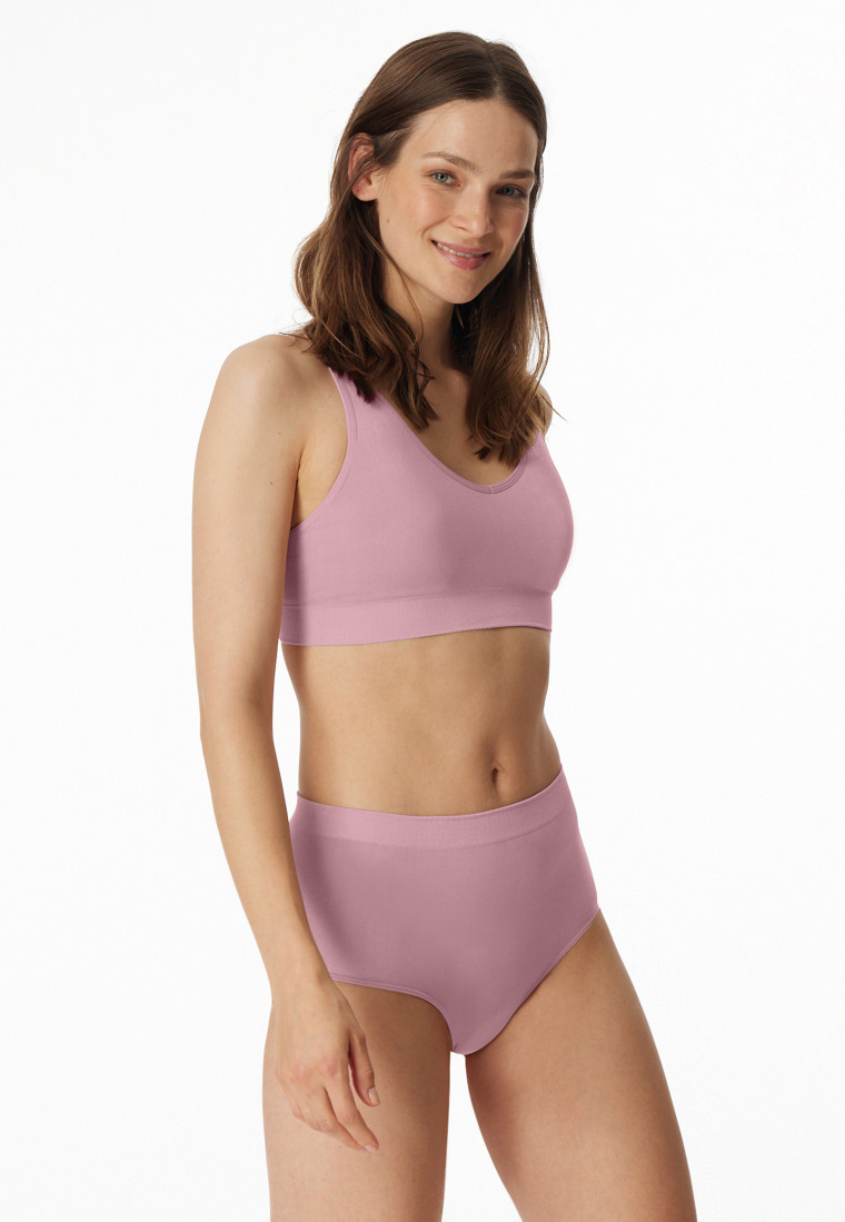 Retro panties seamless rosewood - Classic Seamless