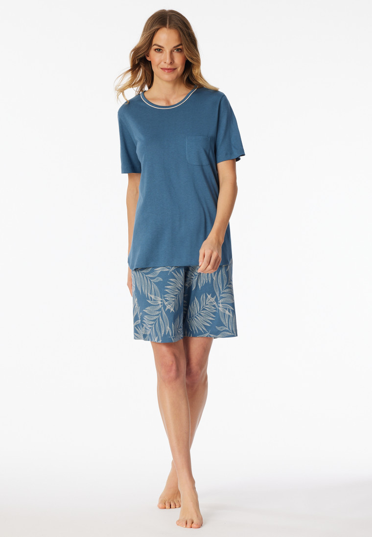 Short pyjamas atlantic blue - Comfort Nightwear