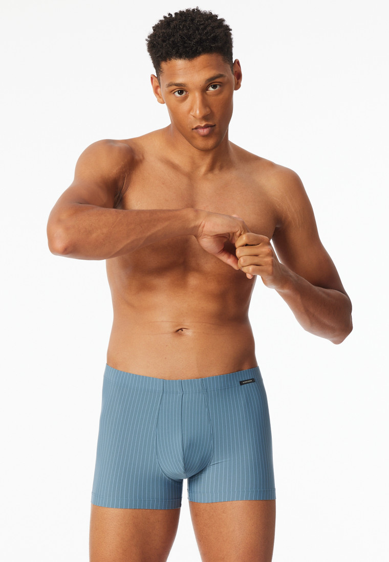 Shorts atlantikblau gestreift - Pure Micro