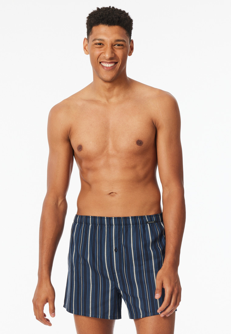 Boxer confezione da 2 in tessuto a strisce multicolore - Boxershorts Multipacks