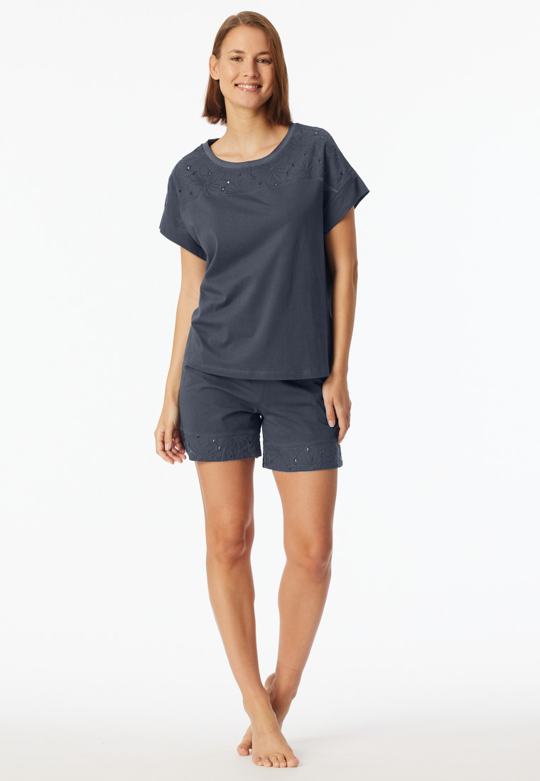 Short pyjamas graphite - Casual Nightwear