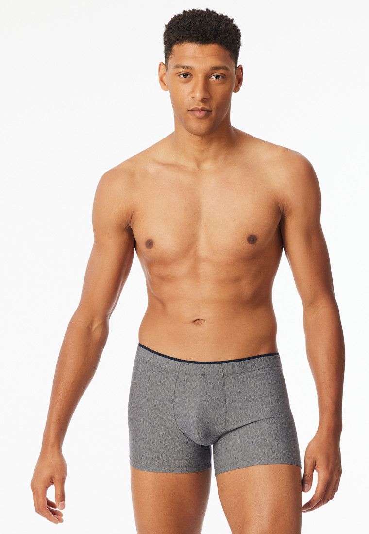 Short blu notte a strisce - Premium Jacquard