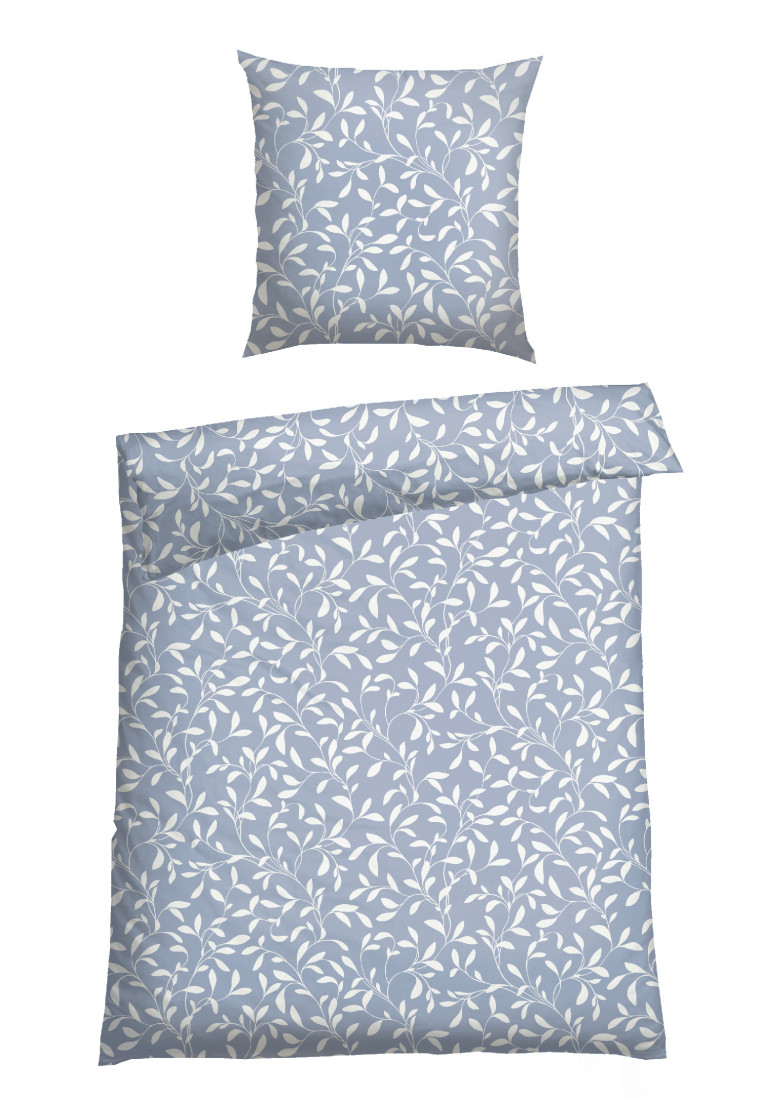 Parure de lit deux pièces Renforcé bleu clair imprimé - SCHIESSER Home