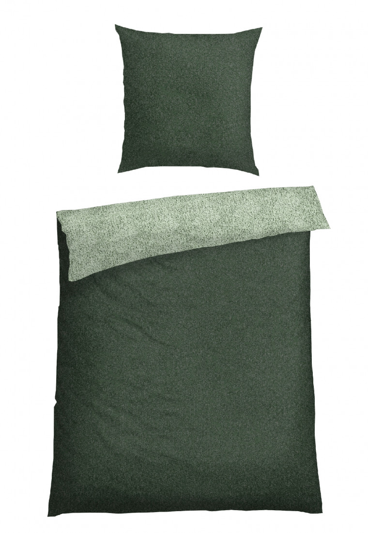 Set di biancheria da letto duepezzi Renforcé verde - SCHIESSER Home