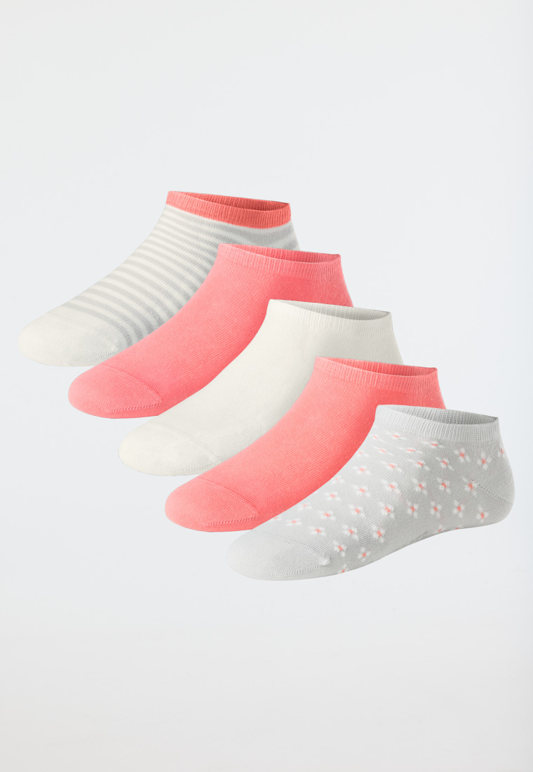 Calzini da donna in confezione da 5 pezzi multicolore - Bluebird