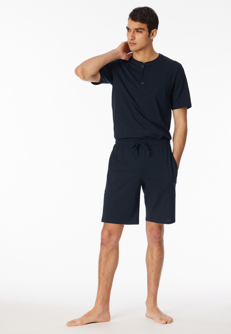 Hose kurz dunkelblau - Mix+Relax