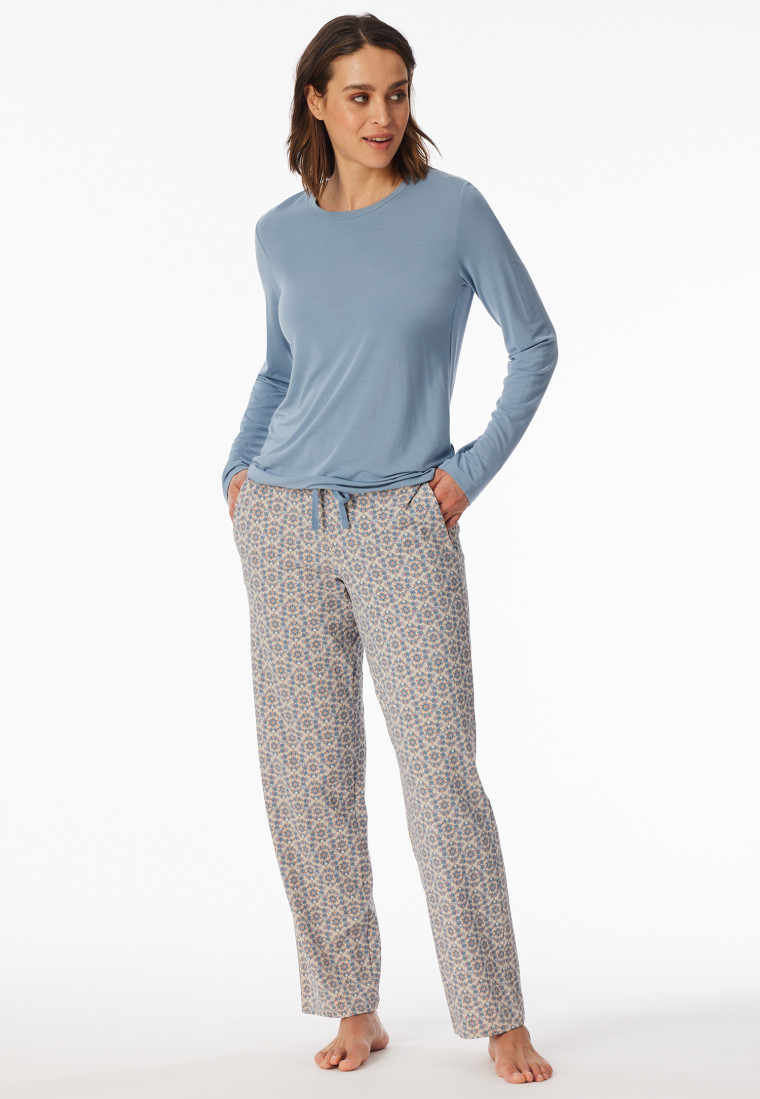 Pantalon long Fleurs multicolores imprimé - Mix+Relax