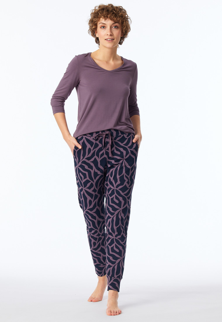 Pants long cuffs multicolor patterned - Mix+Relax