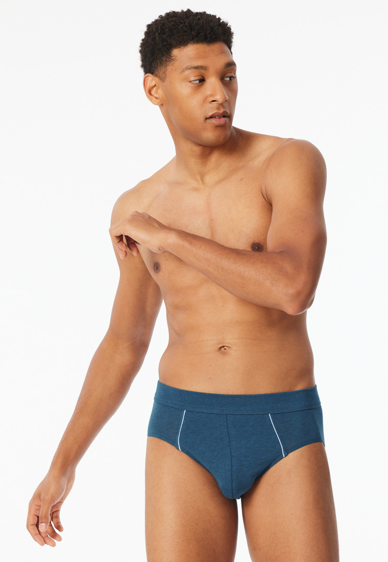 Minislip dunkelblau-meliert - Comfort Fit