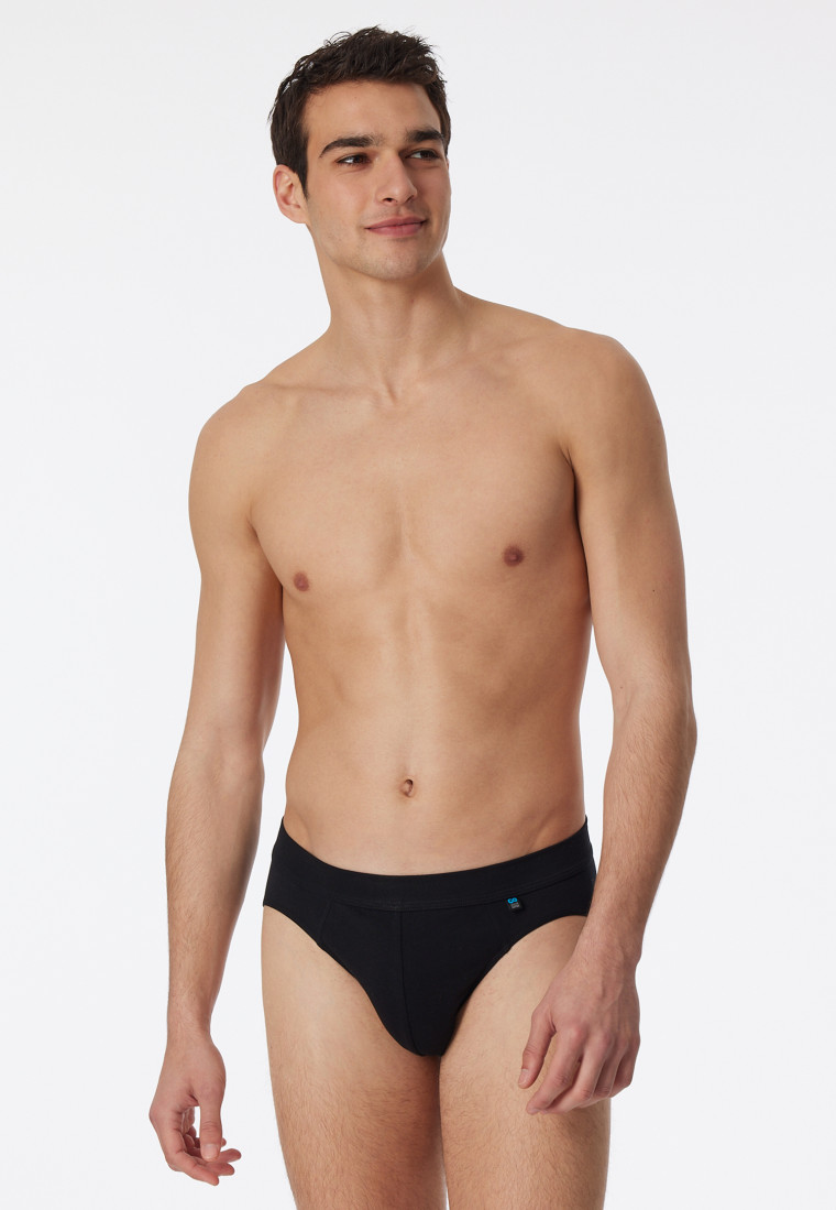 Rio briefs, black - Long Life Cotton