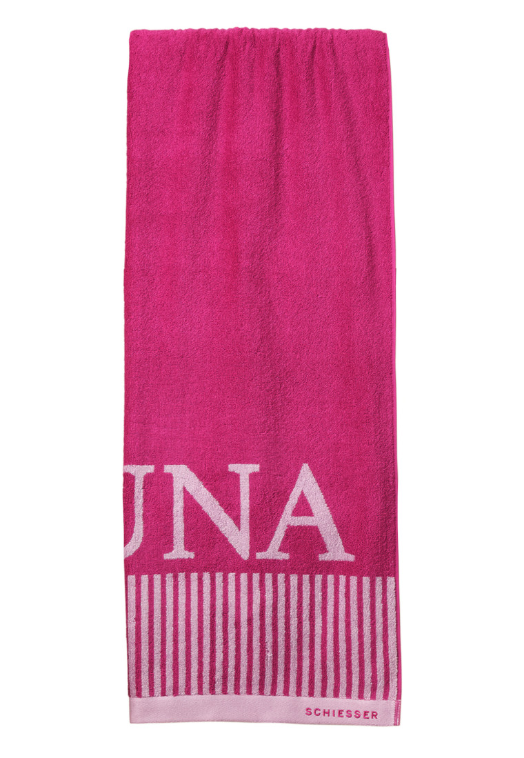 Sauna towel 75x200 fuchsia - SCHIESSER Home