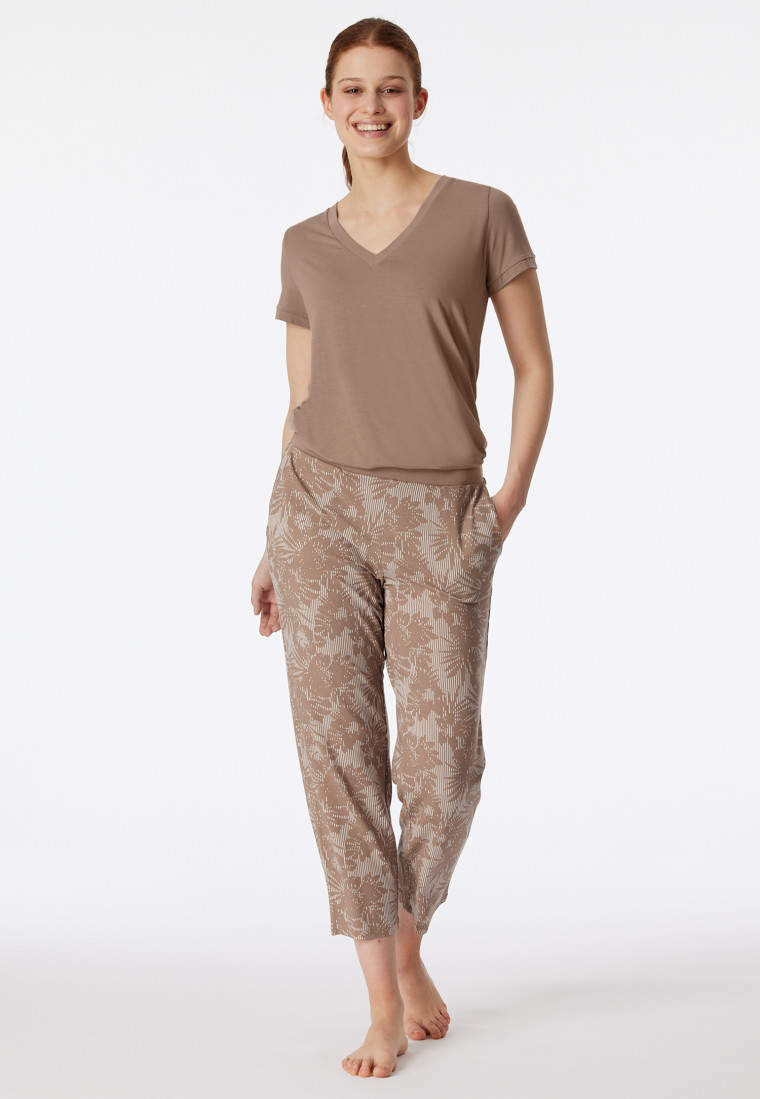 Pyjamas 7/8-long clay - selected! premium inspiration