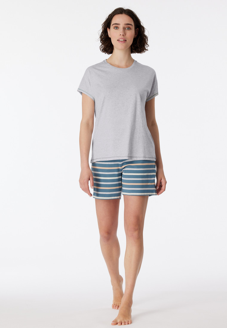 Pyjamas short gray melange - Casual Essentials