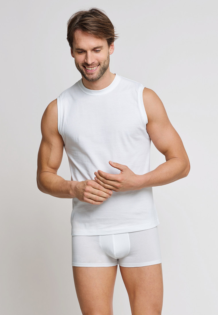 Chemise blanche sans manches par lot de 2 Muscle Shirt - Essentials