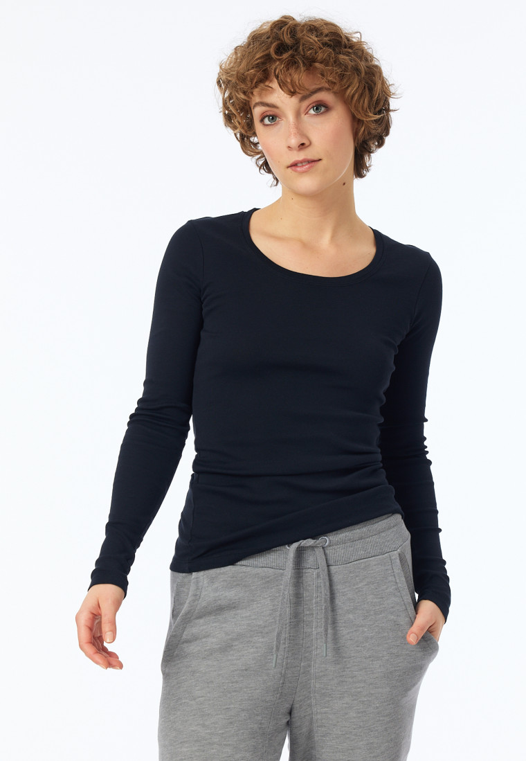 Shirt langarm schwarz - Revival Berta