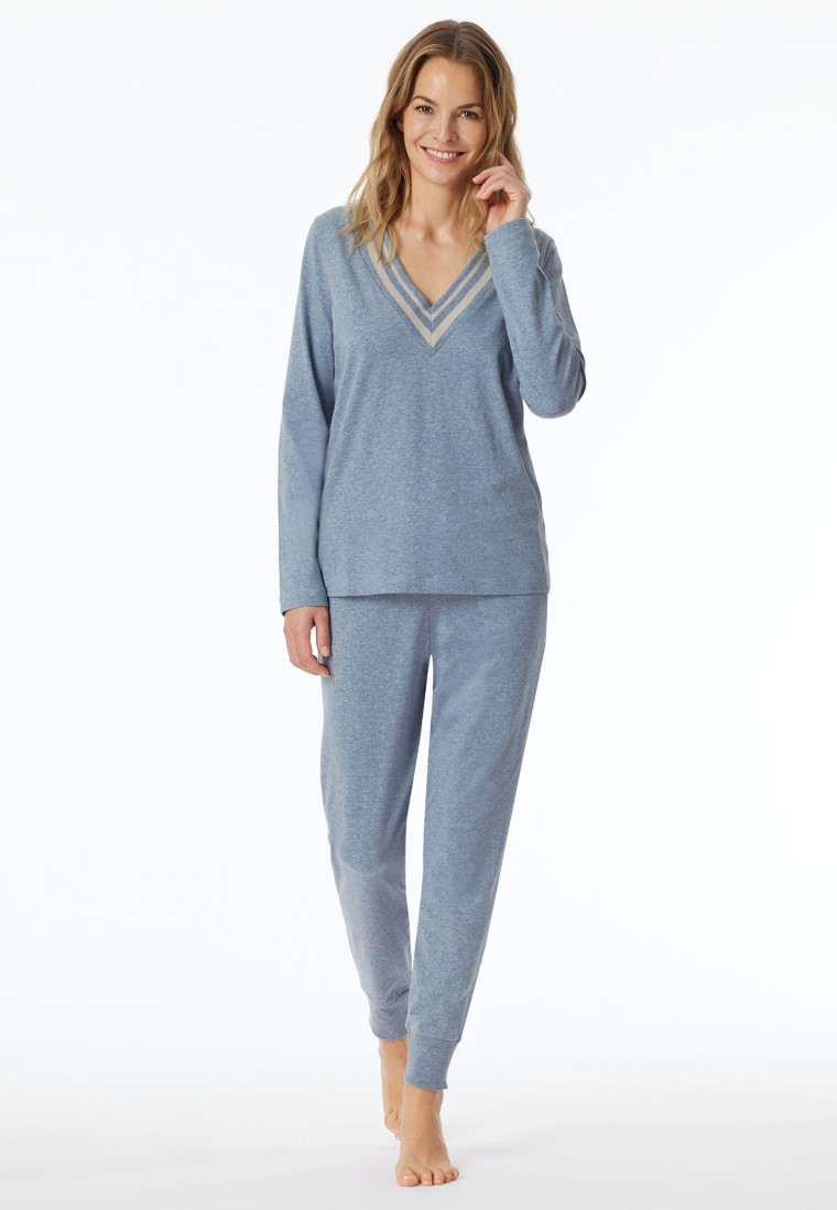 Maglietta manica lunga scollatura a V - Mix+ Relax