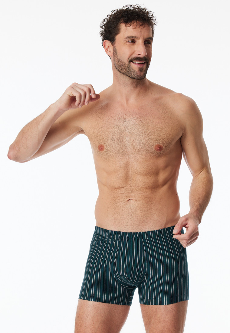 Pantaloncini confezione da 3 pezzi in cotone organico a righe multicolore - 95/5