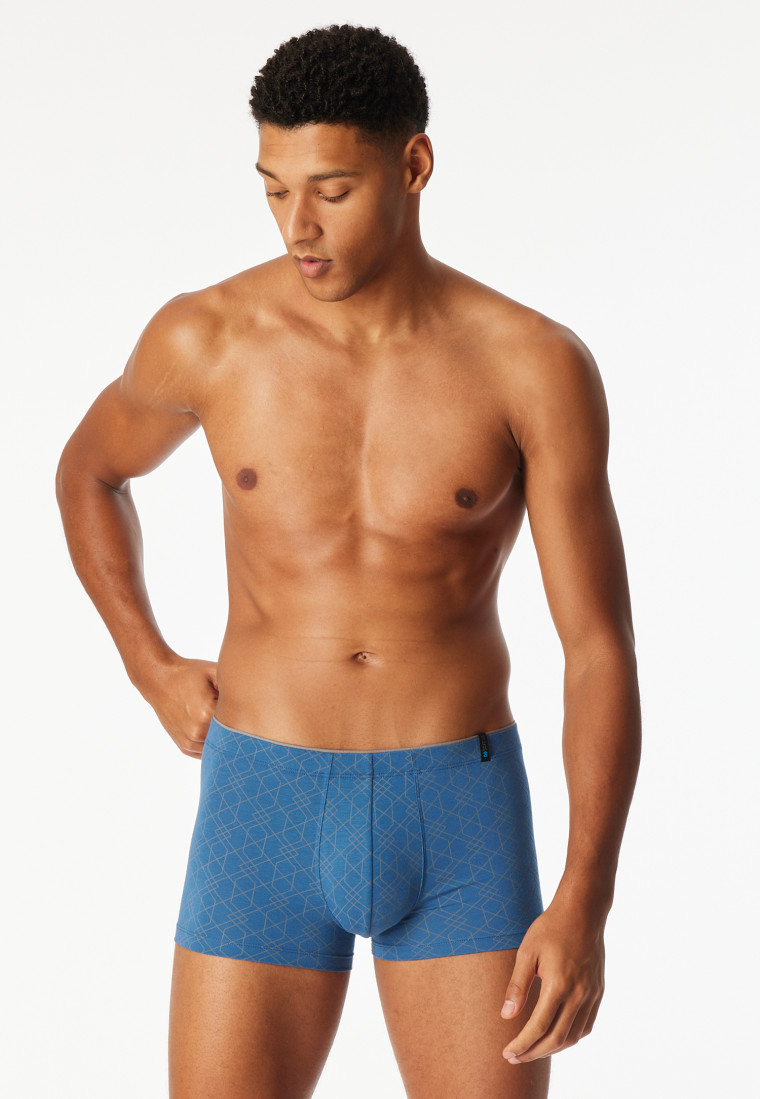 Shorts modal imprimé bleu - Long Life Soft
