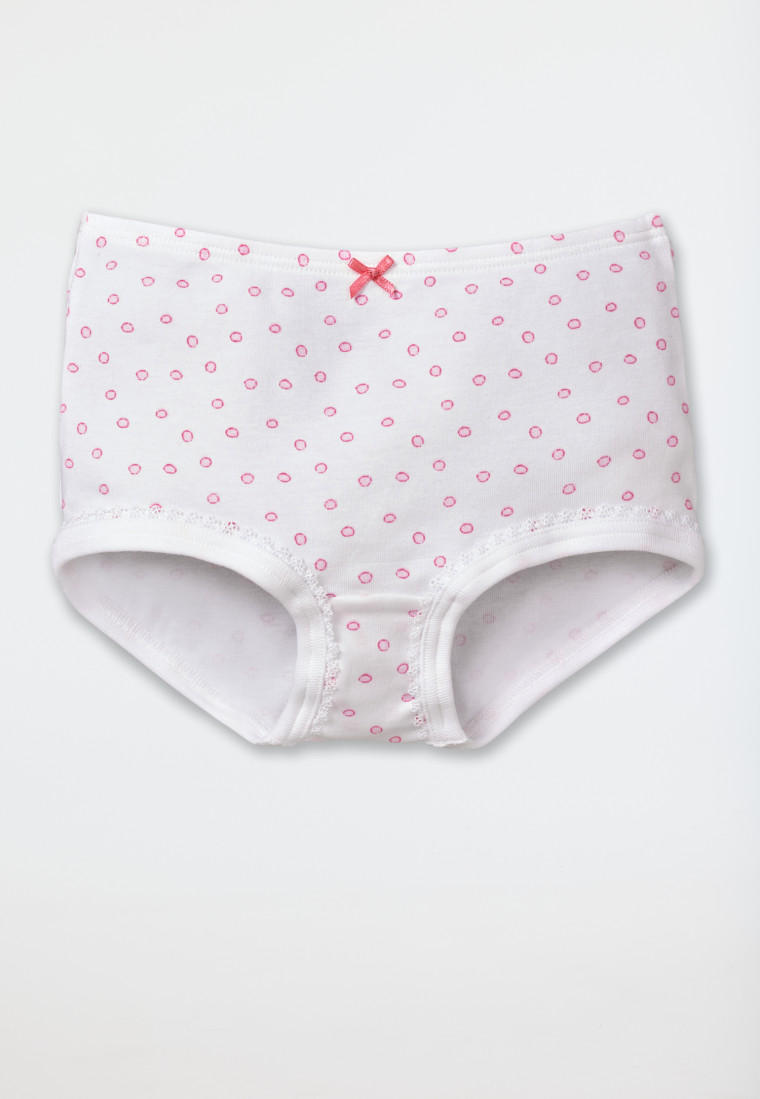 Short blanc tacheté de rose - Original Classics