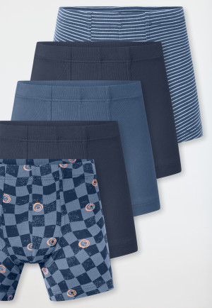 Shorts 5-pack striping checks Smileys multi-colored - 95/5