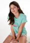 Pigiama corto Beach Club blu-verde - Nightwear