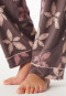 Pigiama lungo floreale palissandro - Comfort Nightwear